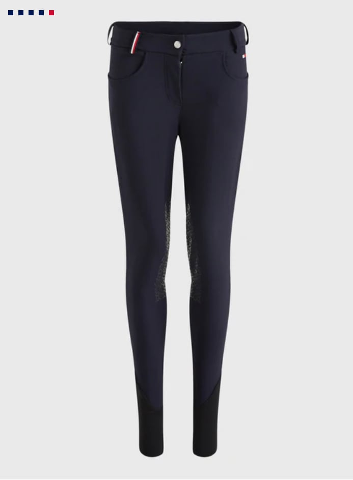 オールシーズンキュロット ニーグリップ レディース Tommy Hilfiger Equestrian ネイビー/ベージュ