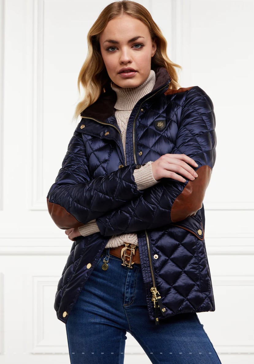 キルテッドダウンジャケット Holland Cooper レディース 乗馬用ジャケット