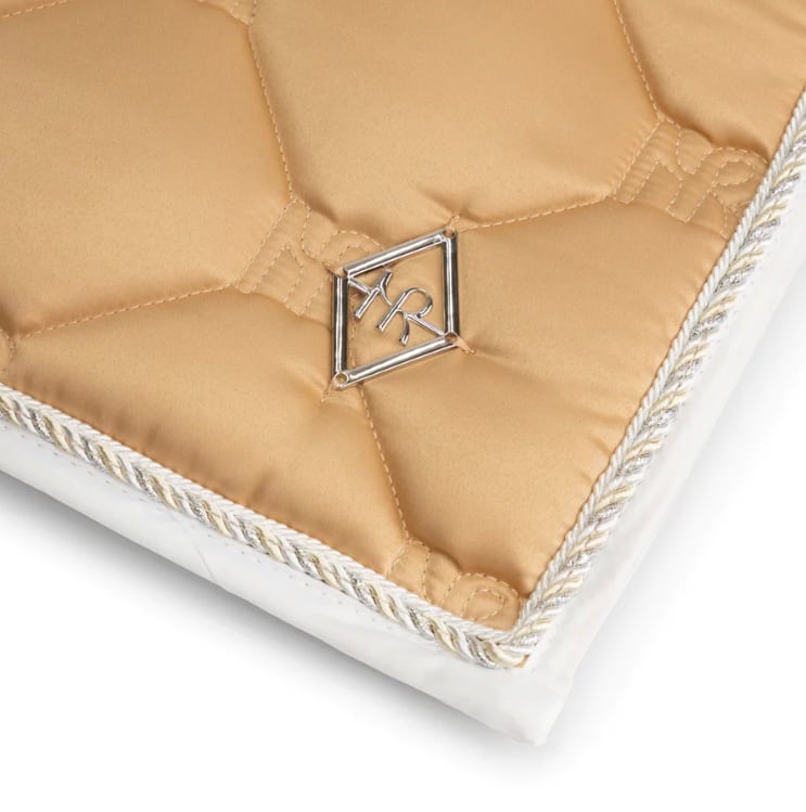 Diamond Quilted Saddle Pad, Quick Drying Material, Racecourse Bib Number, Mrs Ros Equestrian