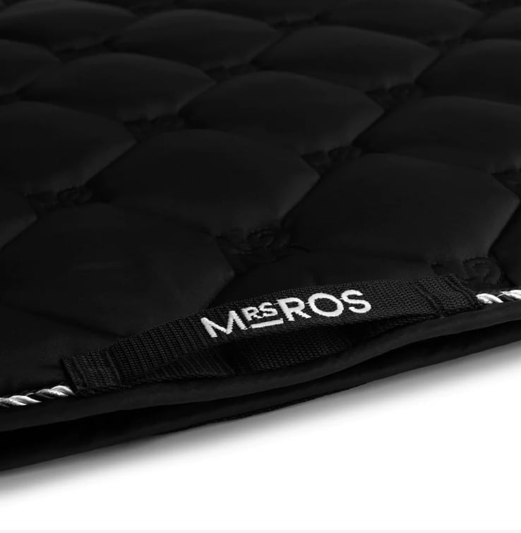 Diamond Quilted Saddle Pad, Quick Drying Material, Racecourse Bib Number, Mrs Ros Equestrian