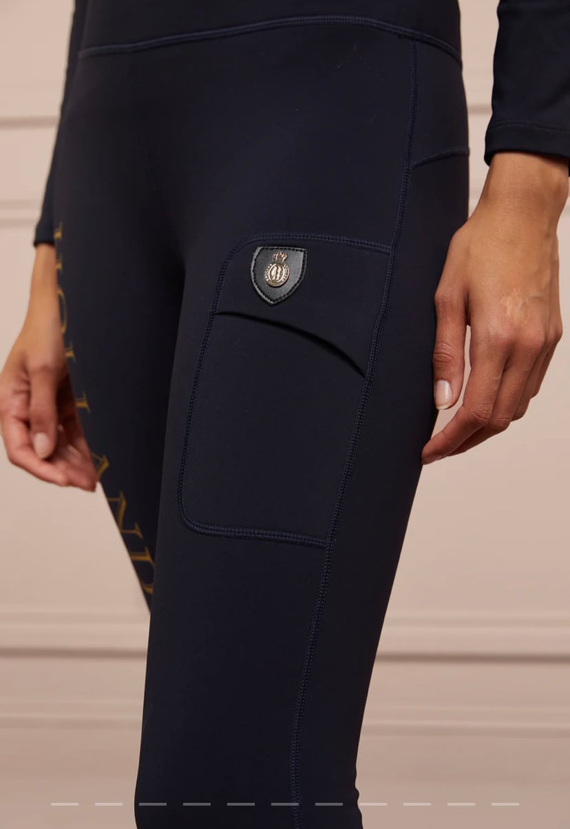 Holland Cooper Women's Winter Leggings Culottes, Full Grip, Fleece Lining