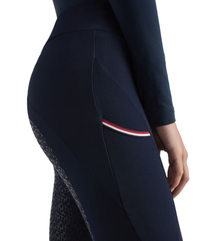 冬用レギンスキュロット 裏起毛 フルグリップ レディース Tommy Hilfiger Equestrian