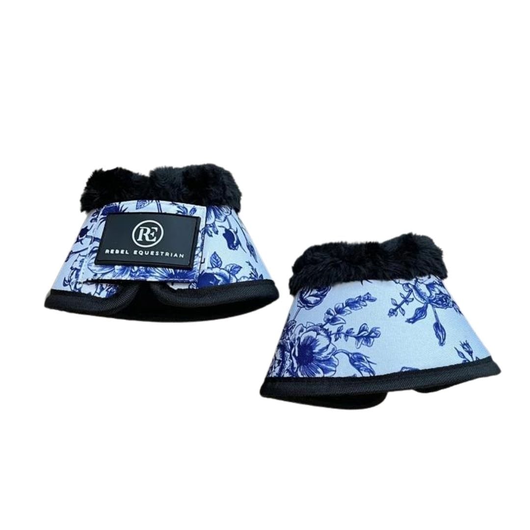 Horse Dog Rose Pattern Fleur Collection Rebel Equestrian
