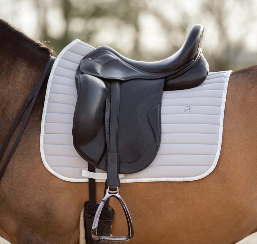 速乾サドルパッド&イヤーネット 2点セット 馬場用ゼッケン Bullet Equestrian design フル