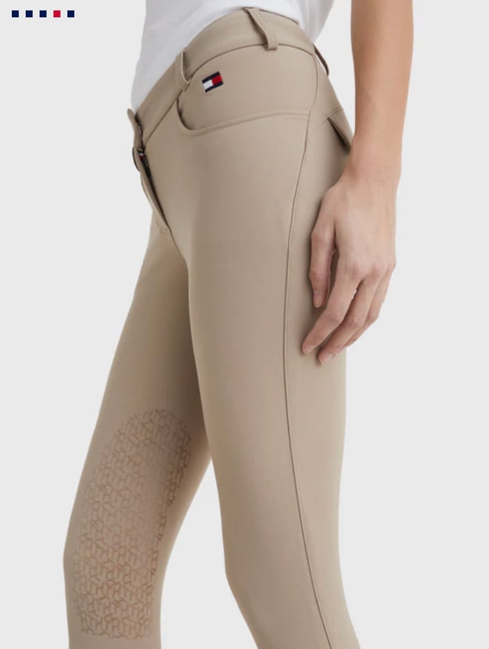 オールシーズンキュロット ニーグリップ レディース Tommy Hilfiger Equestrian ネイビー/ベージュ