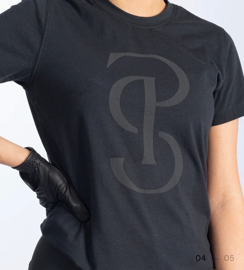 乗馬用コットンTシャツ 半袖 レディース 2022AWコレクション Ps of Sweden