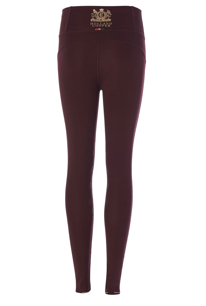Holland Cooper Women's Summer Riding Leggings Culottes High Waist Knee Grip