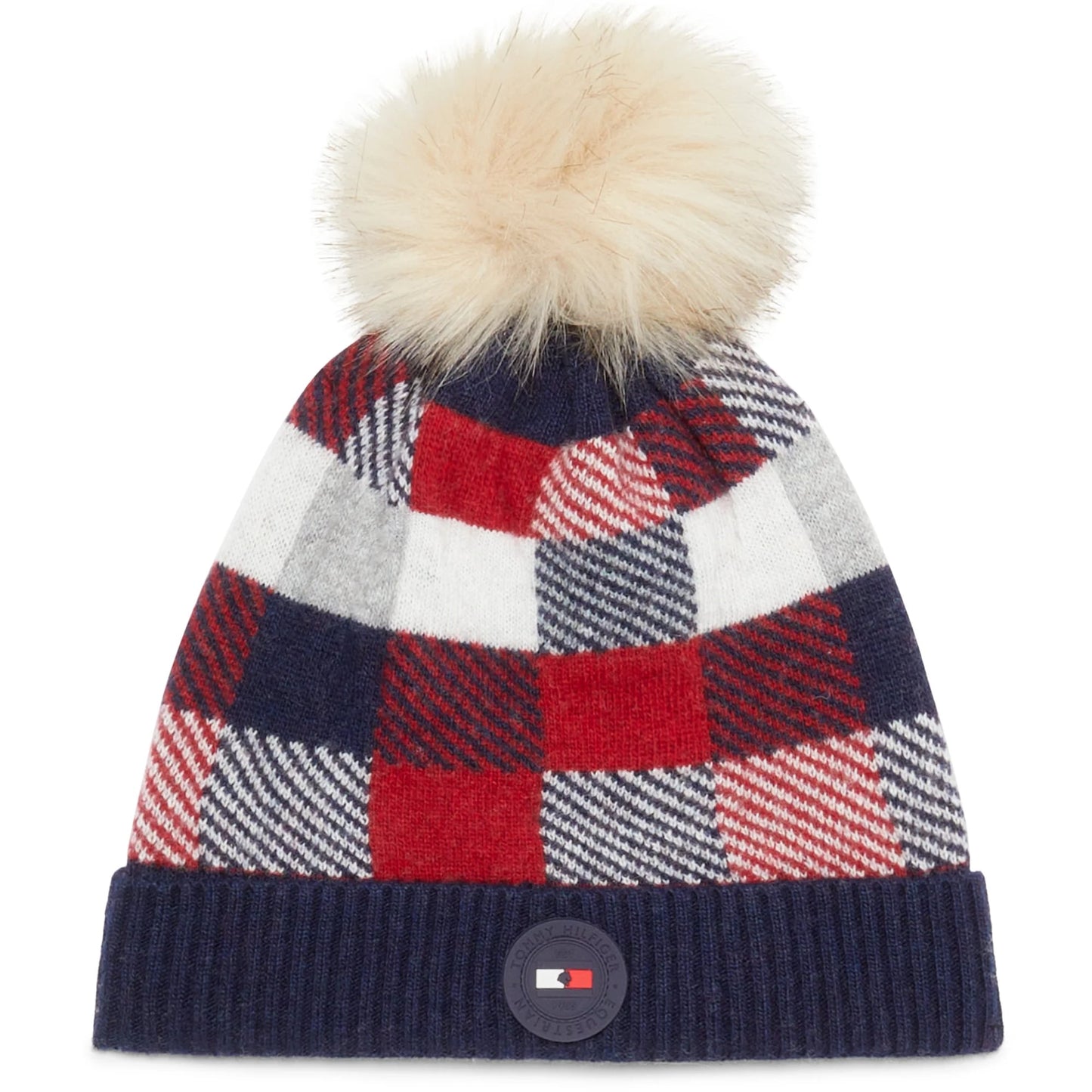 乗馬用ニット帽 ウール素材 ポンポン付き レディース Tommy Hilfiger Equestrian