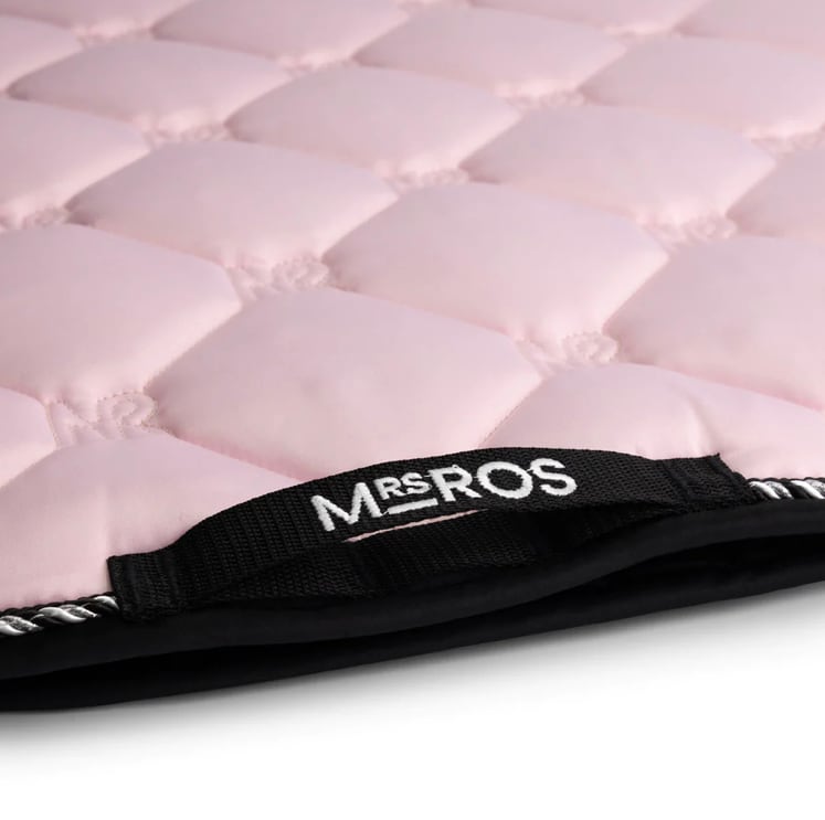 Diamond Quilted Saddle Pad, Quick Drying Material, Racecourse Bib Number, Mrs Ros Equestrian