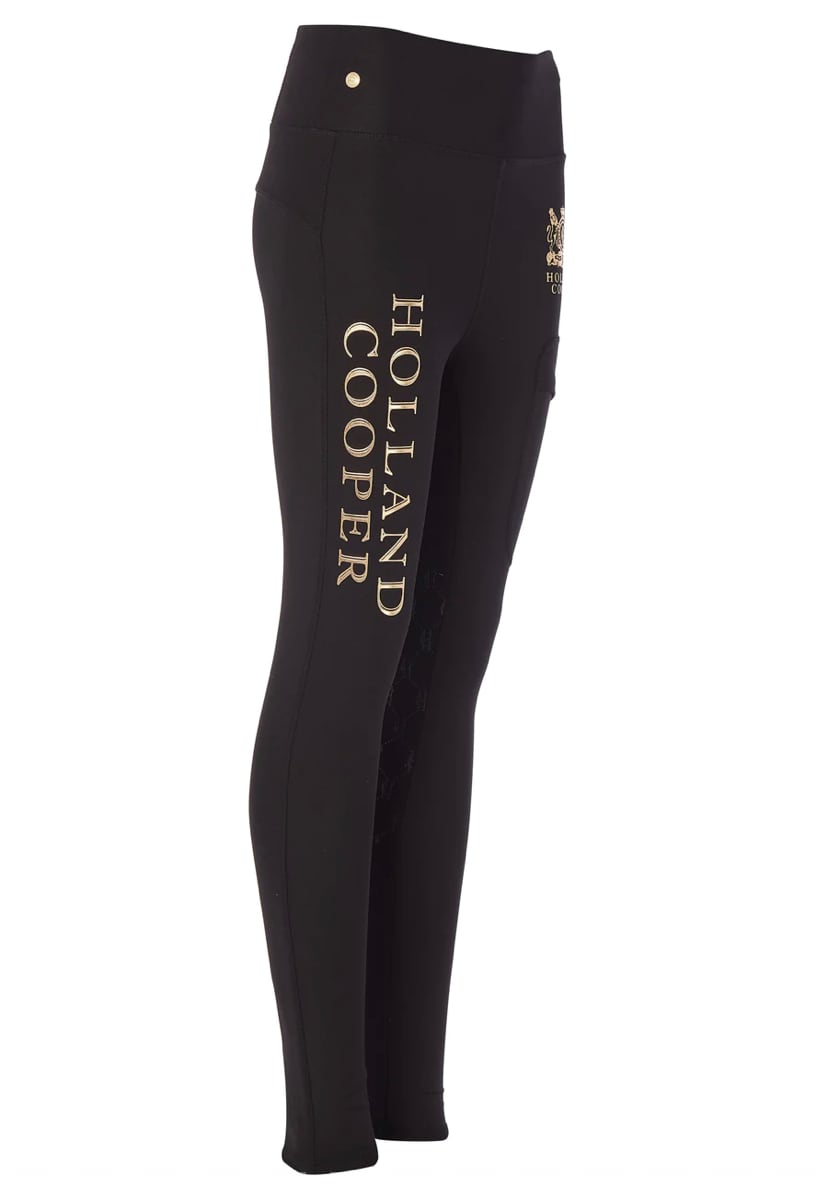 Holland Cooper Women's Summer Riding Leggings Culottes High Waist Knee Grip