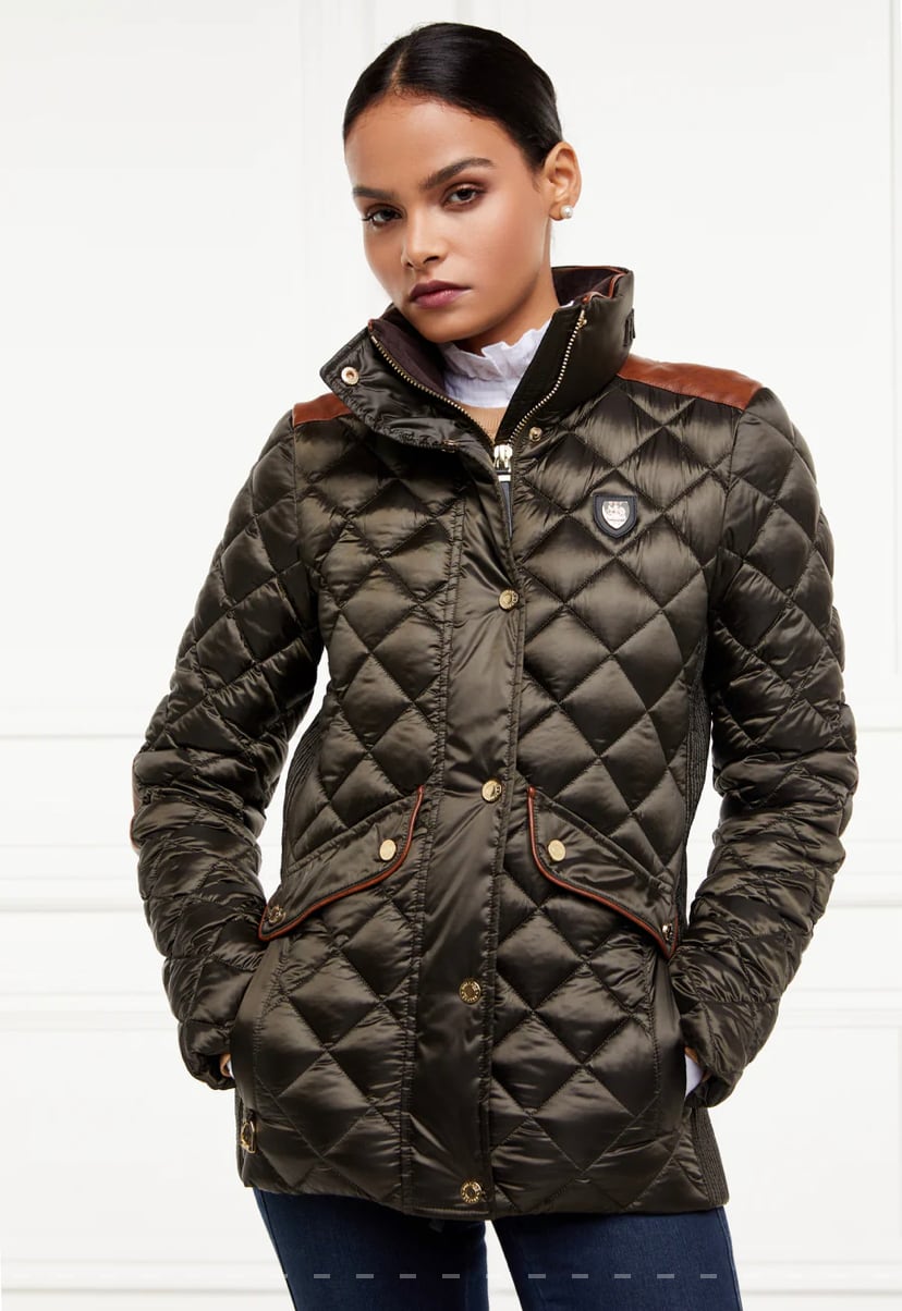 キルテッドダウンジャケット Holland Cooper レディース 乗馬用ジャケット