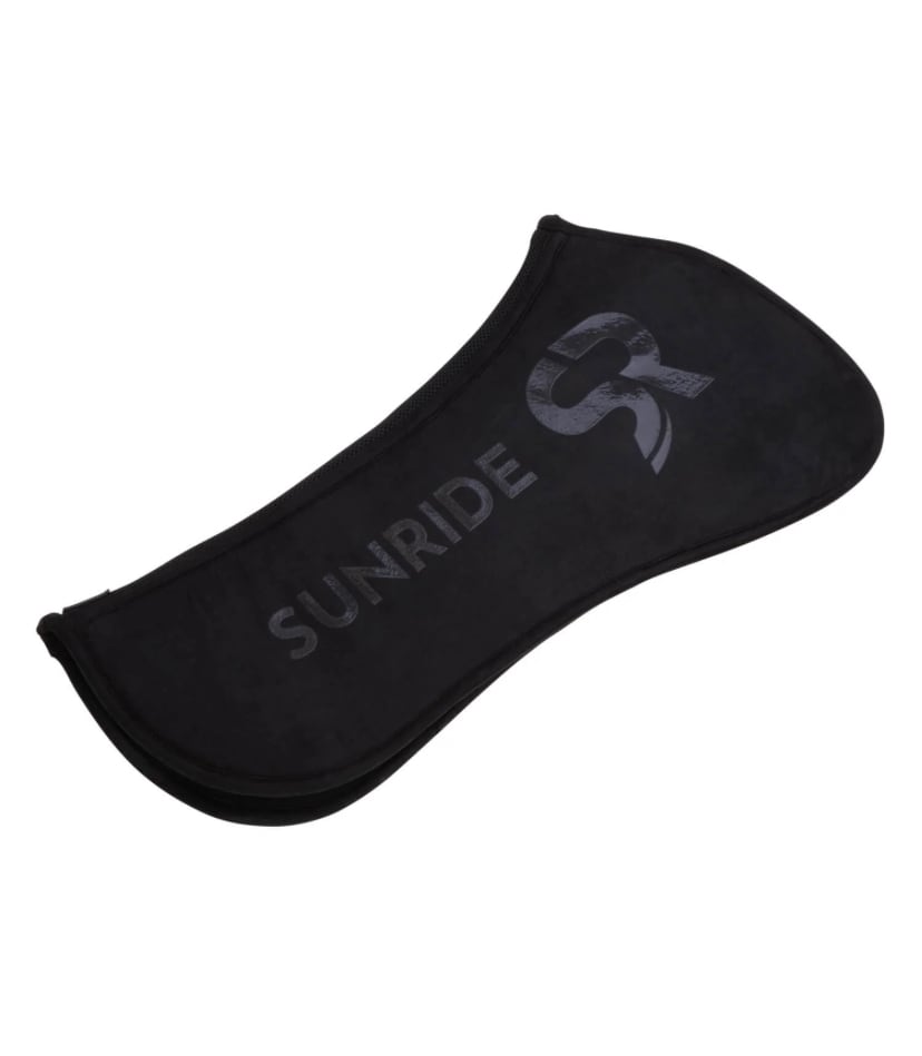 ハーフパッド 形状記憶 馬場用 ブラック Sunride