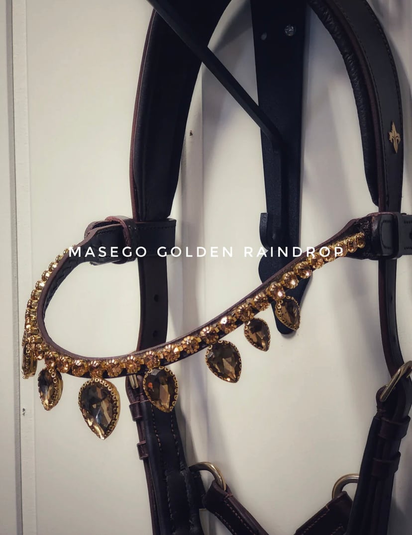 クリスタルレインドロップ額革 スワロフスキー Masego