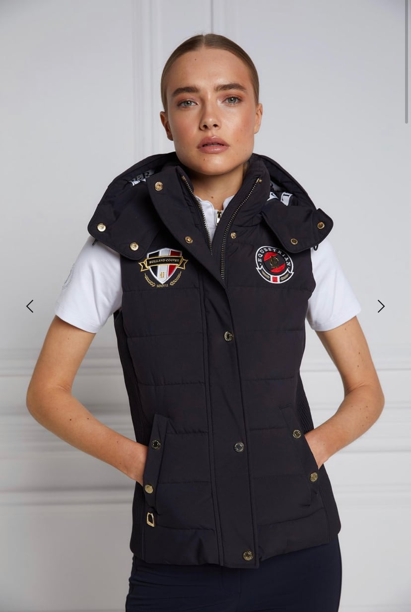 Holland Cooper Down Vest Navy/Black