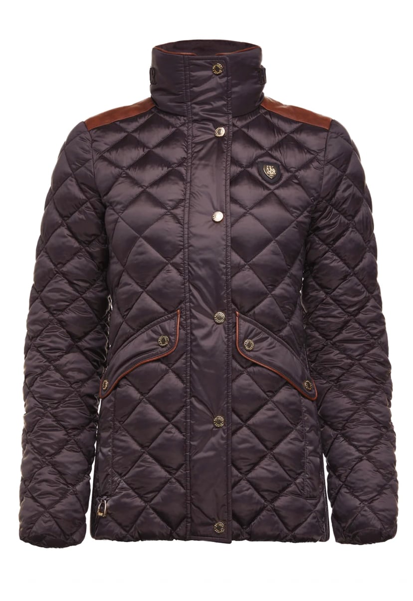 キルテッドダウンジャケット Holland Cooper レディース 乗馬用ジャケット
