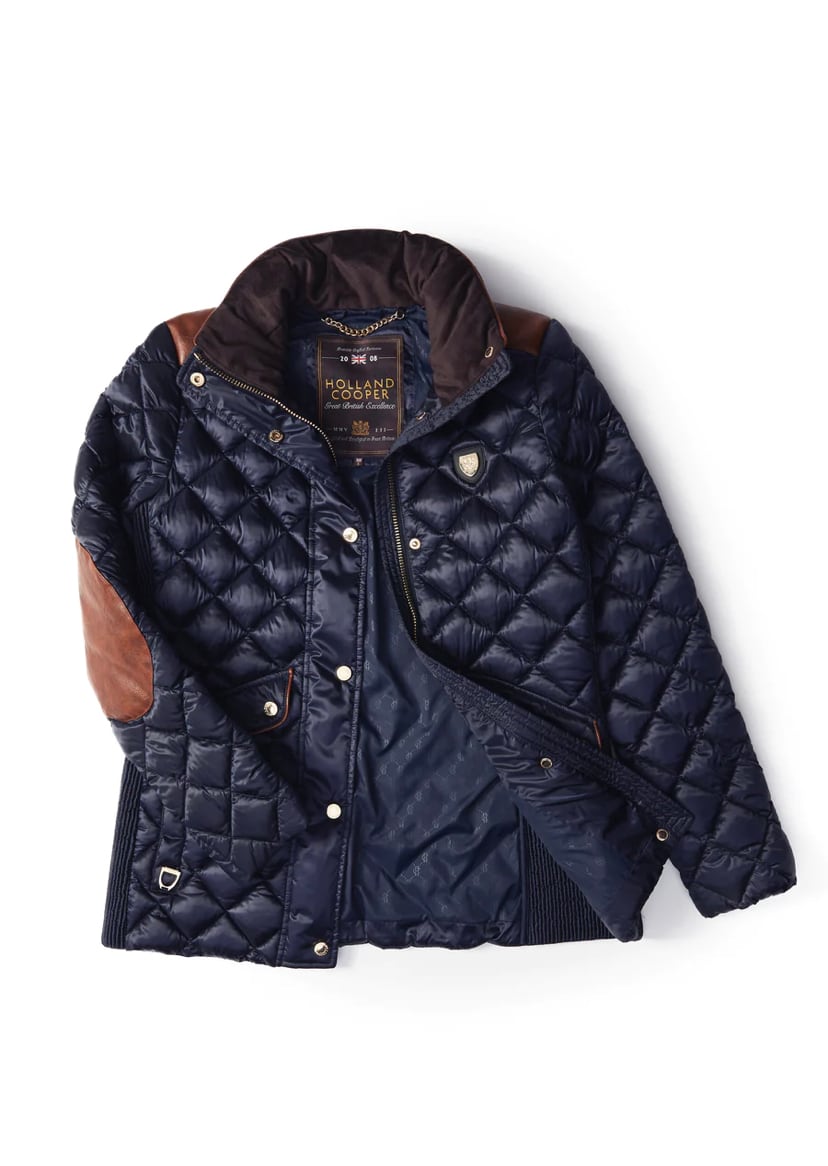 キルテッドダウンジャケット Holland Cooper レディース 乗馬用ジャケット