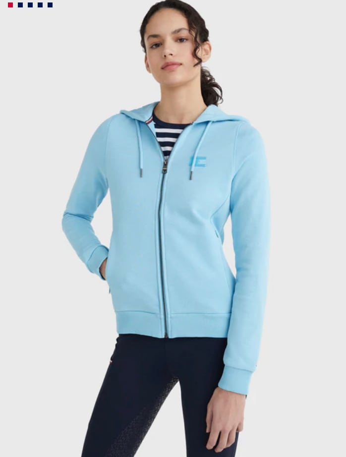 スウェットジップパーカー レディース Tommy Hilfiger Equestrian 2022SS