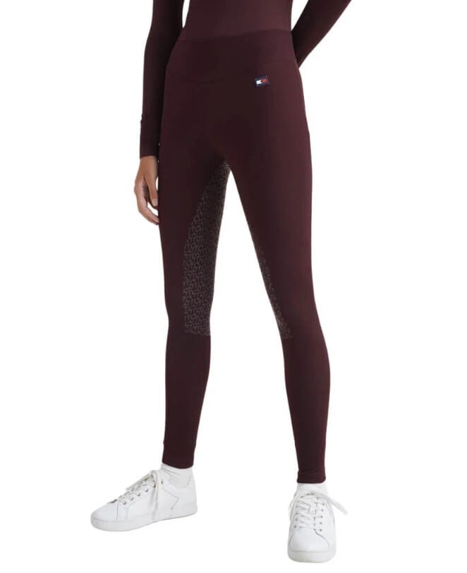 Autumn/Winter Leggings Culottes, Fleece Lining, Full Grip, Women's, Tommy Hilfiger Equestrian
