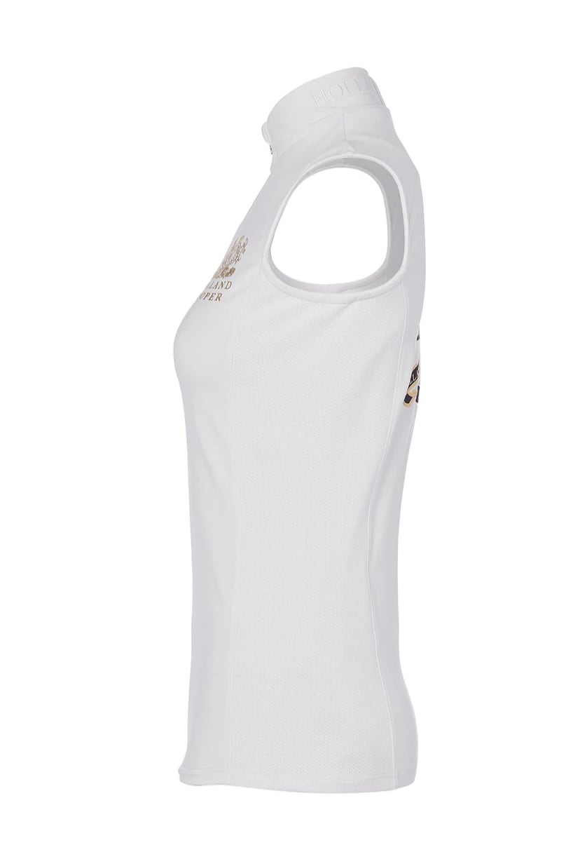 Women's Holland Cooper Sleeveless Athletic Shirt White