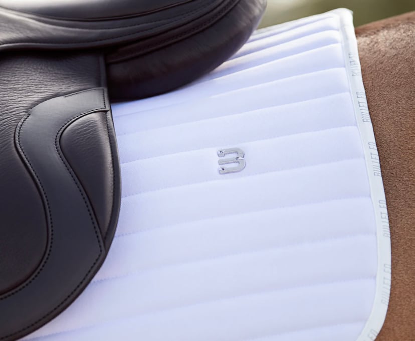 障害用ゼッケン&イヤーネット 2点セット 速乾素材 Bullet Equestrian design フル
