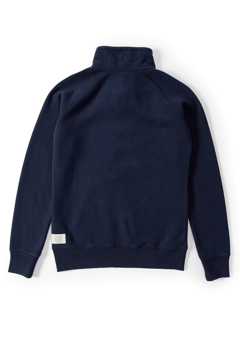 Women's Holland Cooper riding sweatshirt hoodie in navy/khaki/red