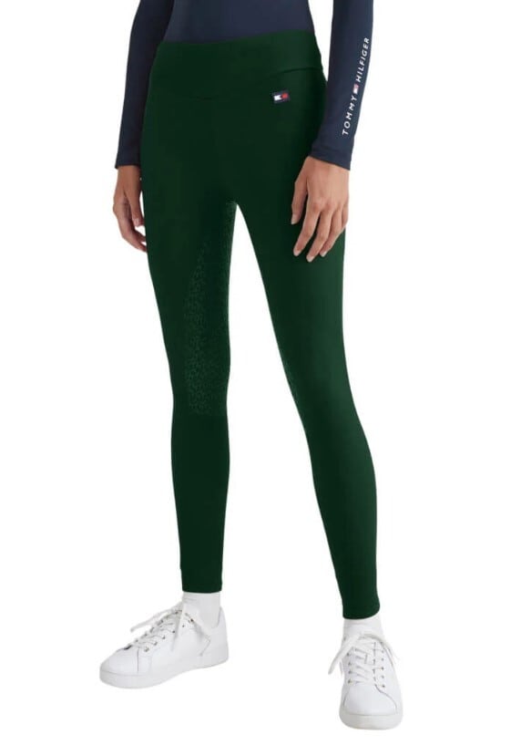 冬用レギンスキュロット 裏起毛 フルグリップ レディース Tommy Hilfiger Equestrian
