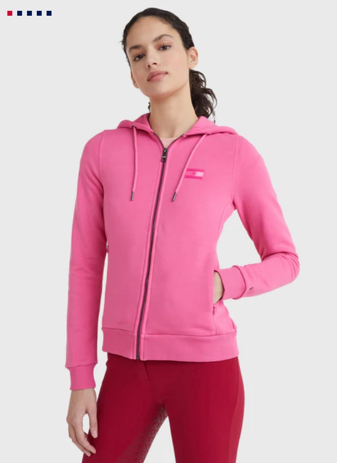 スウェットジップパーカー レディース Tommy Hilfiger Equestrian 2022SS
