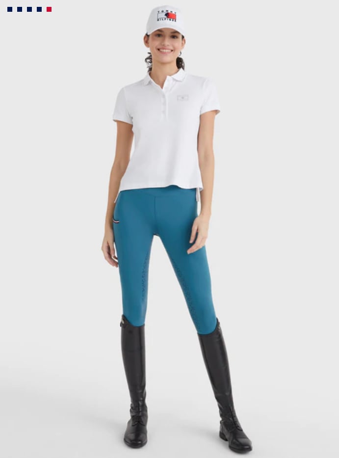 乗馬用キャップ レディース Tommy Hilfiger Equestrian ネイビー/ホワイト