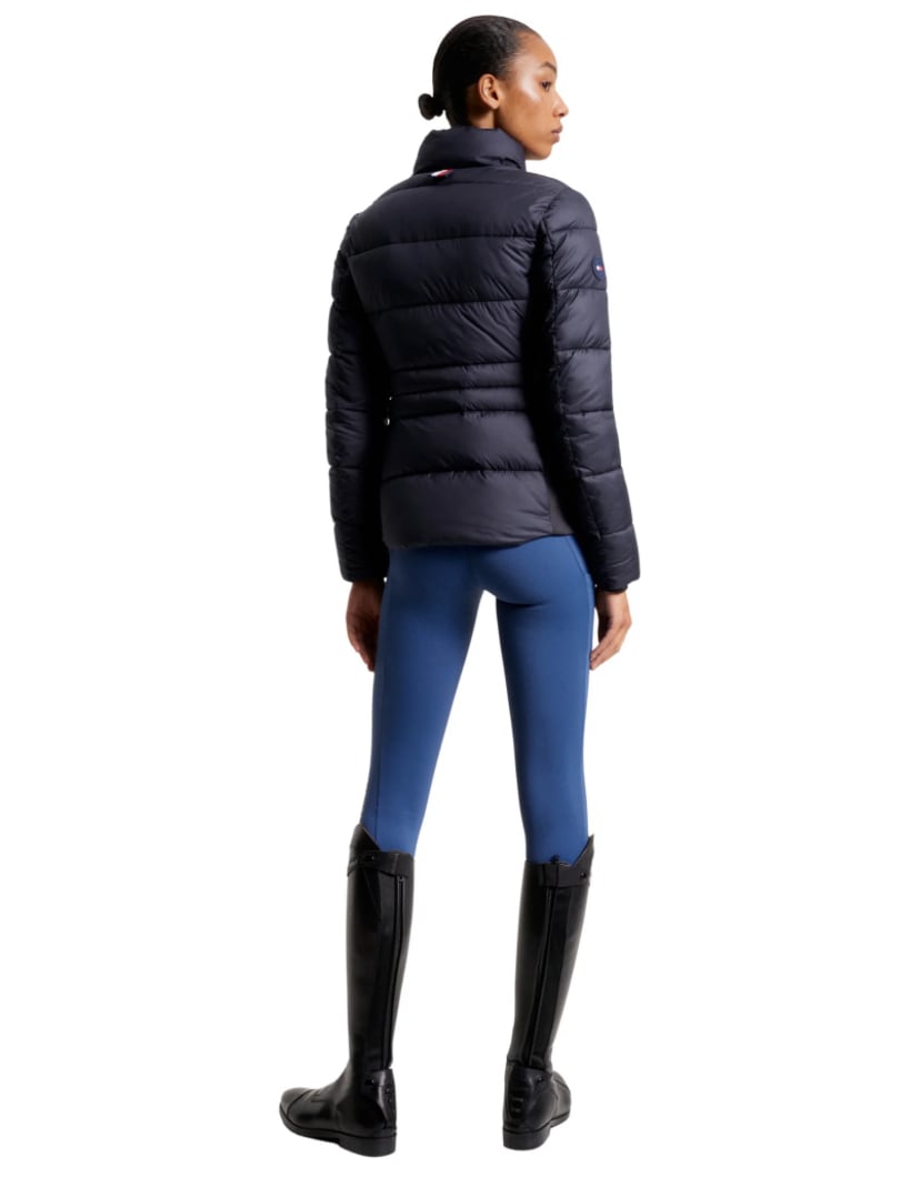 Women's Tommy Hilfiger Equestrian Down Riding Jacket Navy/Silver