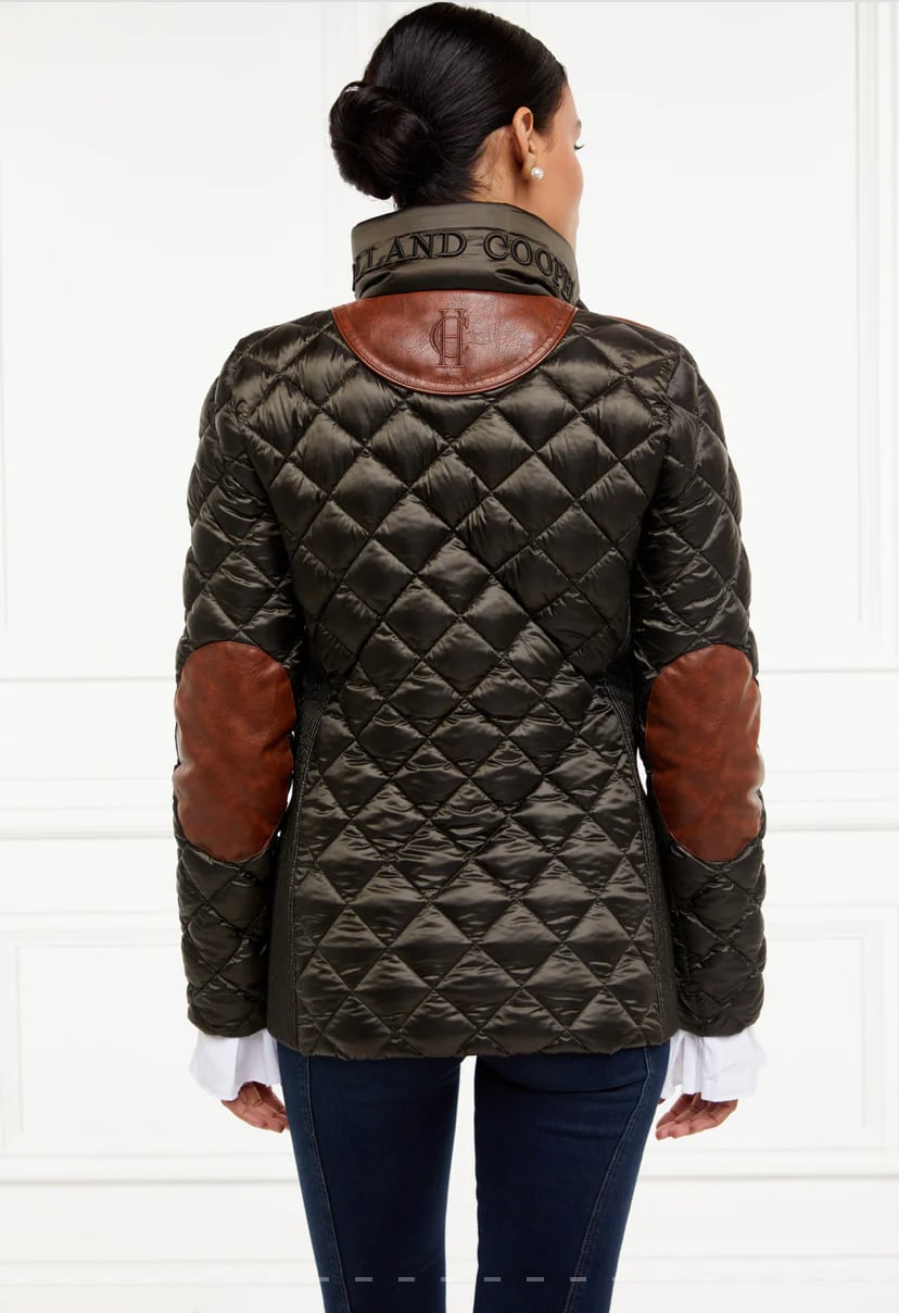 キルテッドダウンジャケット Holland Cooper レディース 乗馬用ジャケット