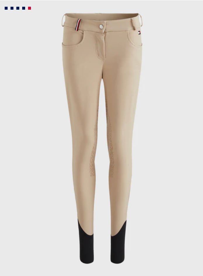 オールシーズンキュロット ニーグリップ レディース Tommy Hilfiger Equestrian ネイビー/ベージュ