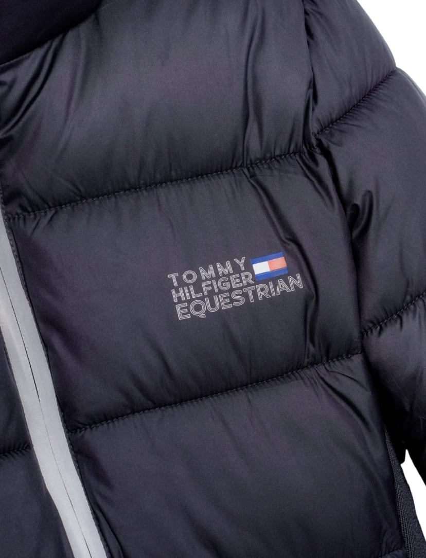 Women's Tommy Hilfiger Equestrian Down Riding Jacket Navy/Silver