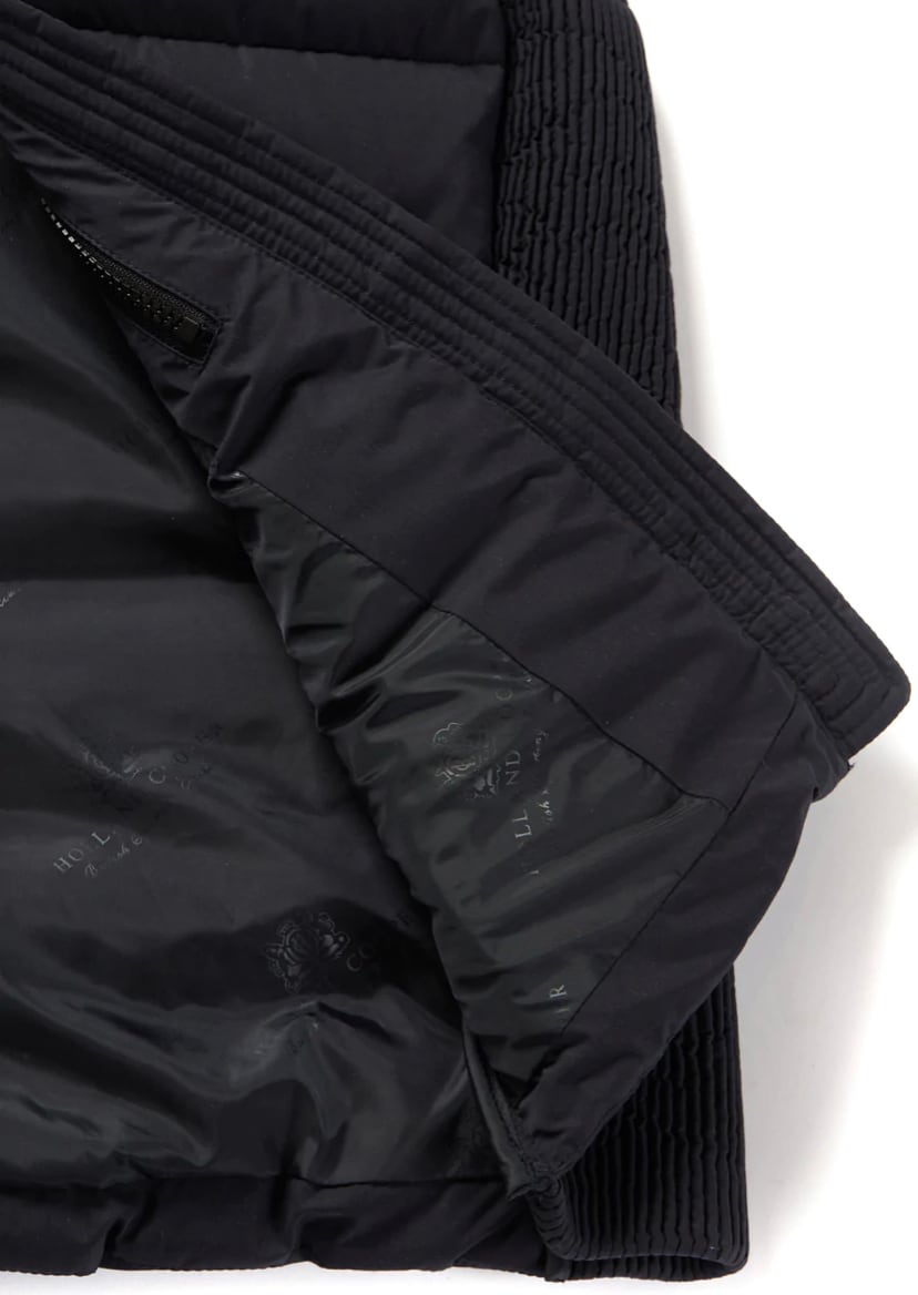 ファー付きダウンベスト レディース 2022AW Holland Cooper ダークネイビー/カーキ