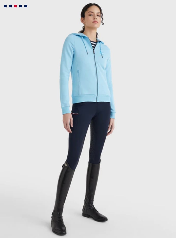 スウェットジップパーカー レディース Tommy Hilfiger Equestrian 2022SS