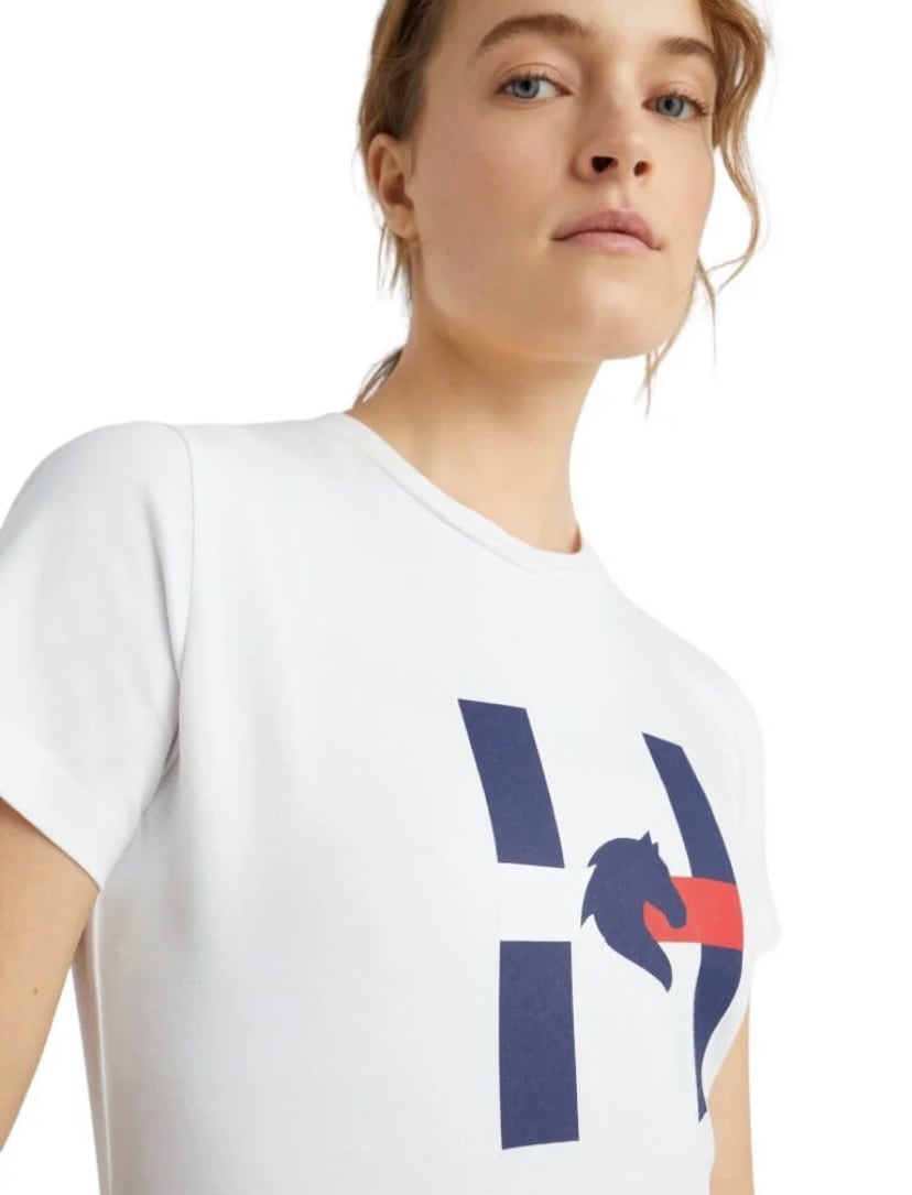【2023SS】テクニカルストレッチTシャツ レディース 半袖 Tommy Hilfiger Equestrian