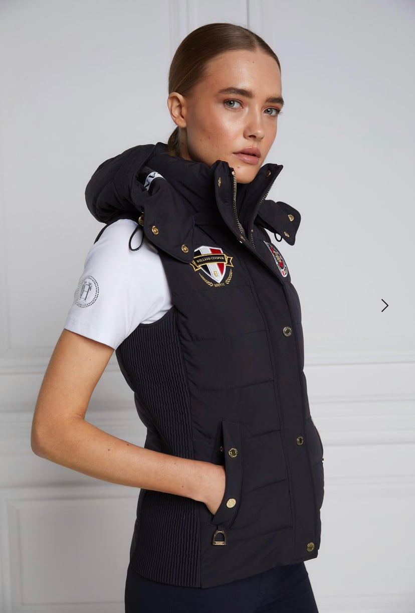 Holland Cooper Down Vest Navy/Black