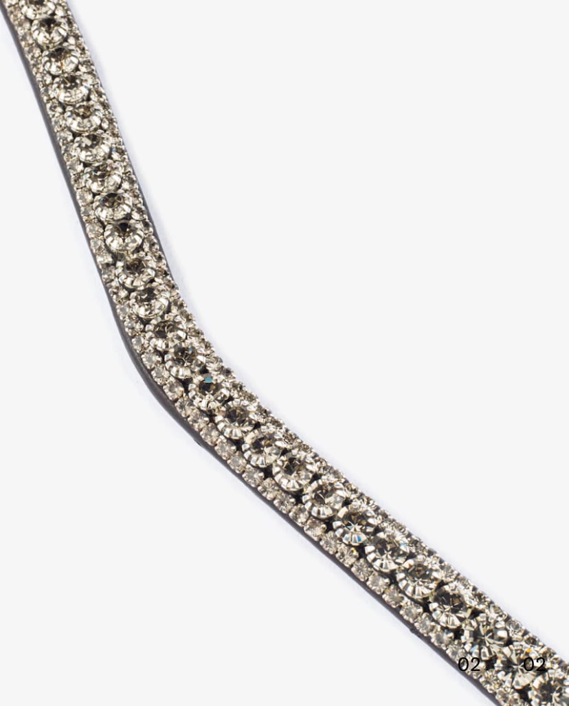 Anti-slip Swarovski crystal frame Patented design Black/Brown Ps of Sweden