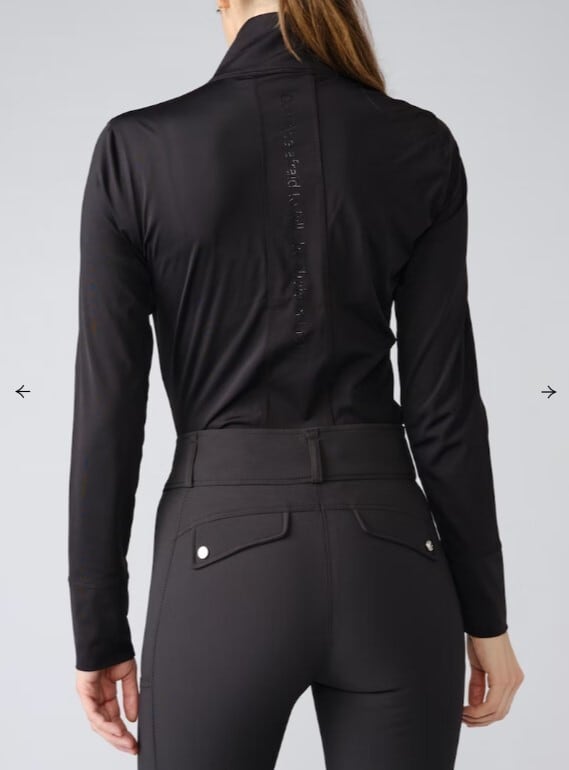 Technical Lighting Top Black Long Sleeve Women's PS of Sweden New 2023