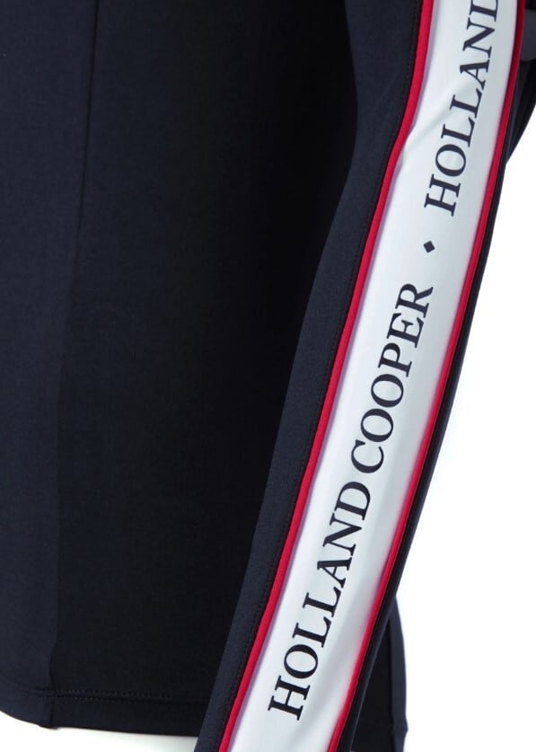 乗馬用ストレッチトップス ブラック ダークネイビー レディース Holland Cooper