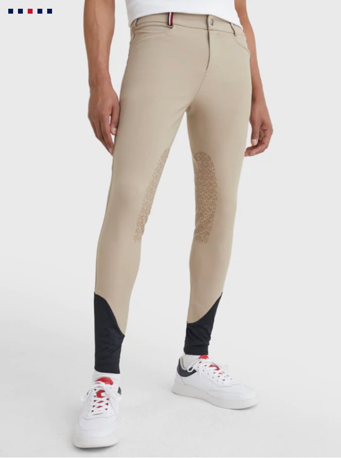 ニーグリップキュロット メンズ Tommy Hilfiger Equestrian ネイビー/ベージュ