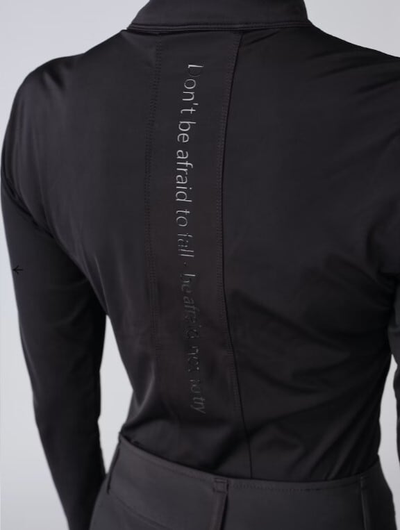 Technical Lighting Top Black Long Sleeve Women's PS of Sweden New 2023