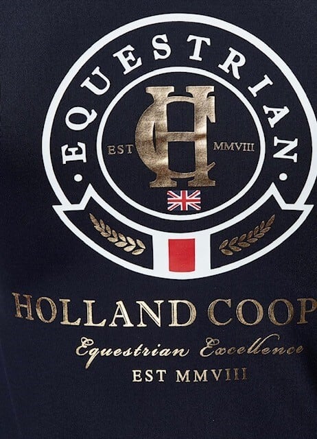 レディース乗馬用トップス 長袖 Holland Cooper ダークネイビー・ブラック