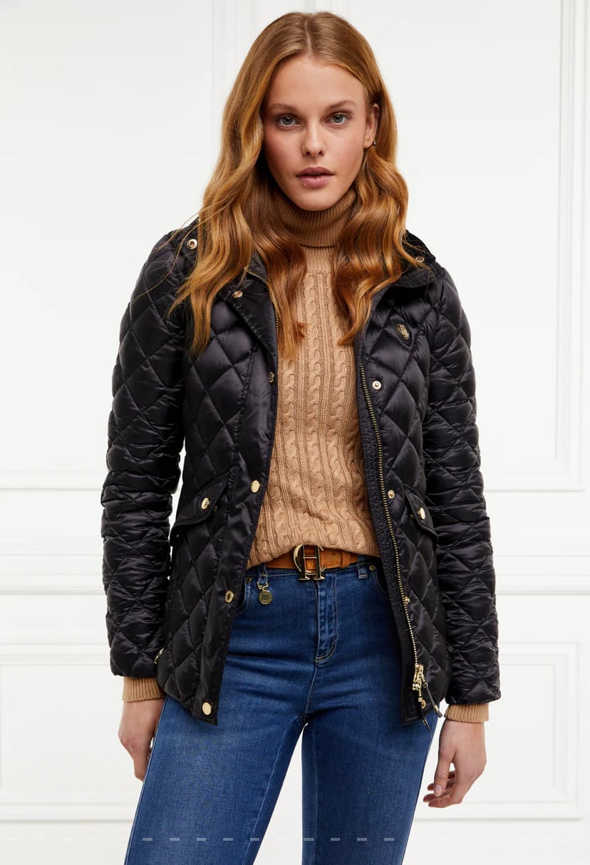 キルテッドダウンジャケット Holland Cooper レディース 乗馬用ジャケット