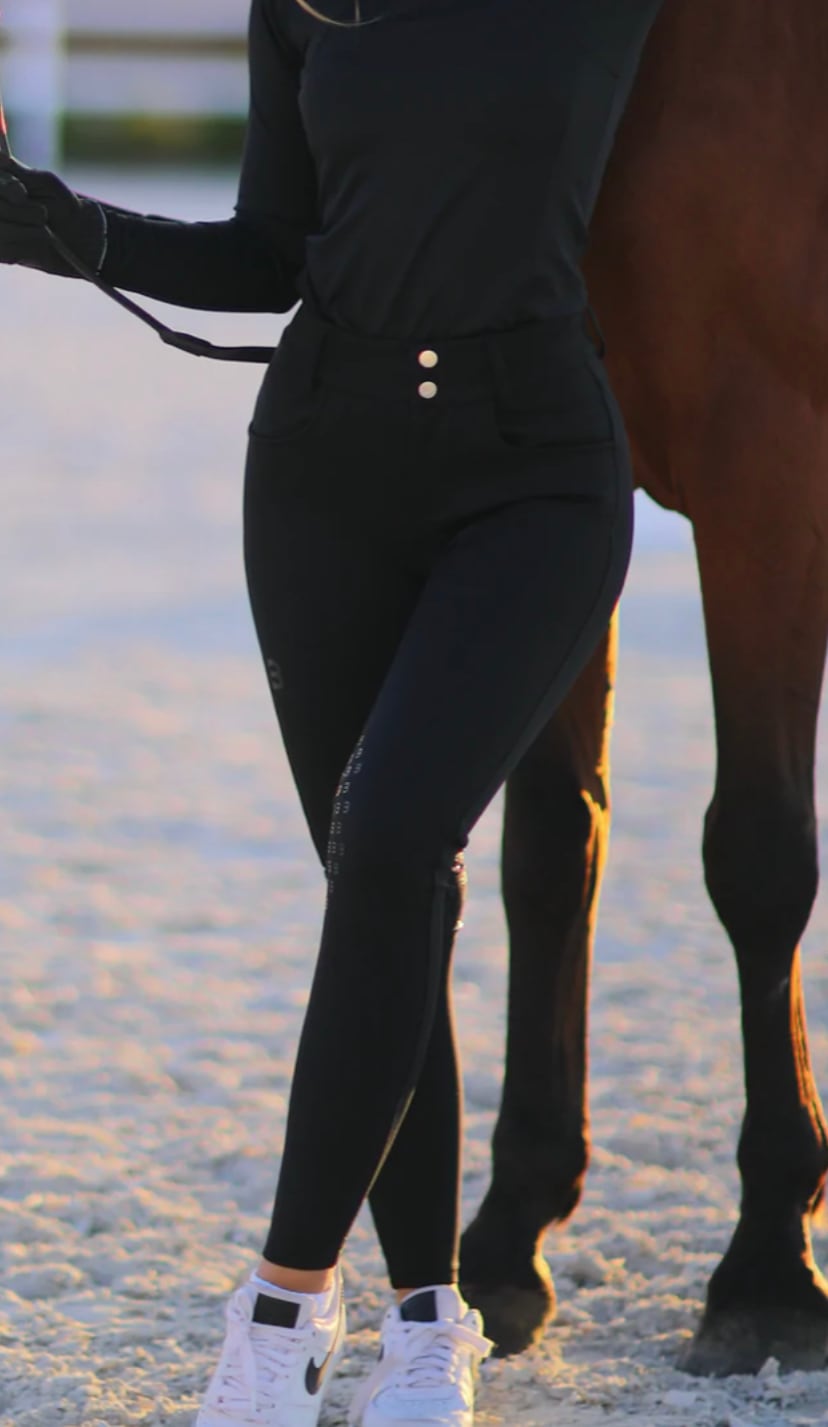 乗馬用レディースキュロット 4Wayストレッチ素材 フルグリップ ハイウエスト Bullet Equestrian design