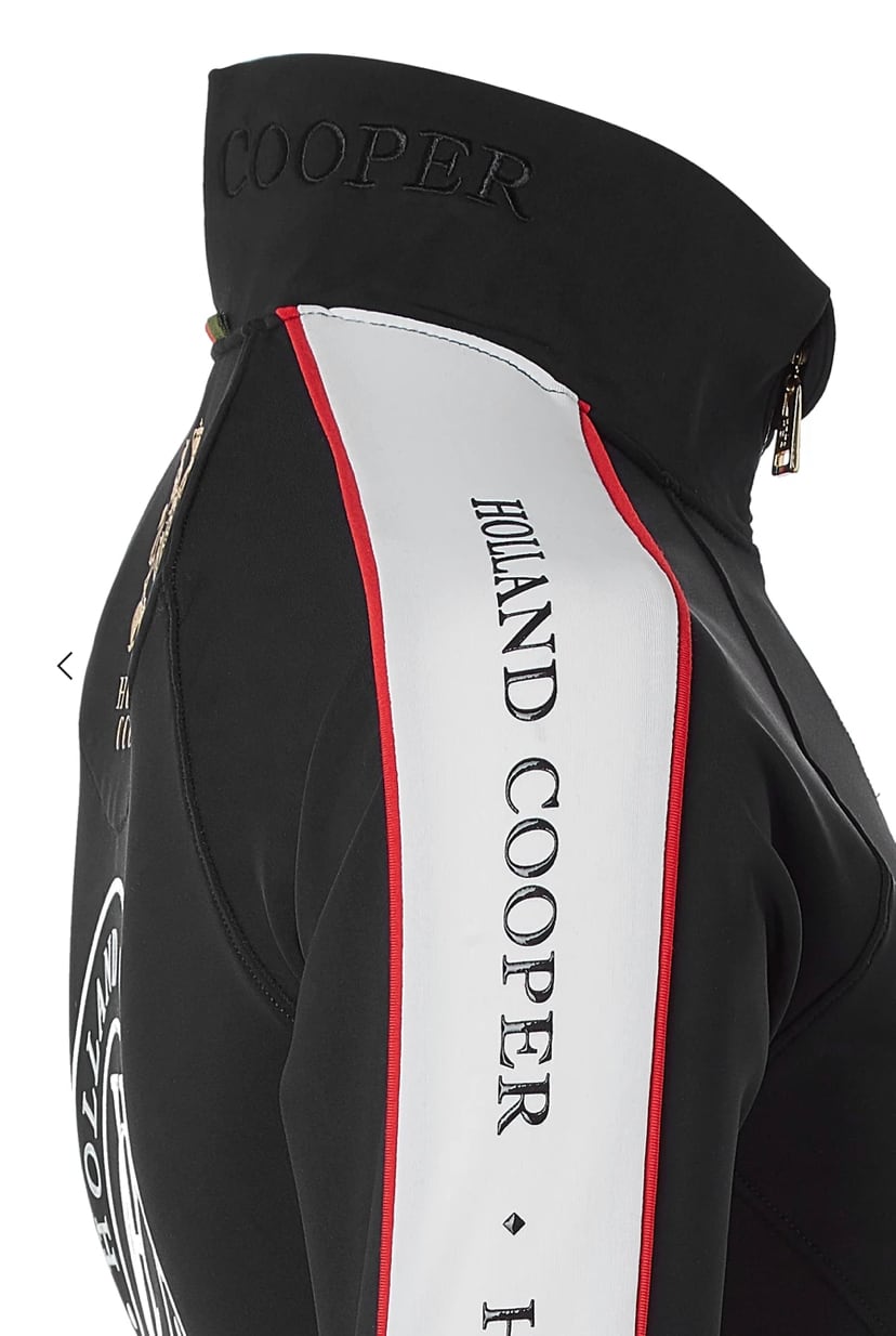 乗馬用ストレッチトップス ブラック ダークネイビー レディース Holland Cooper