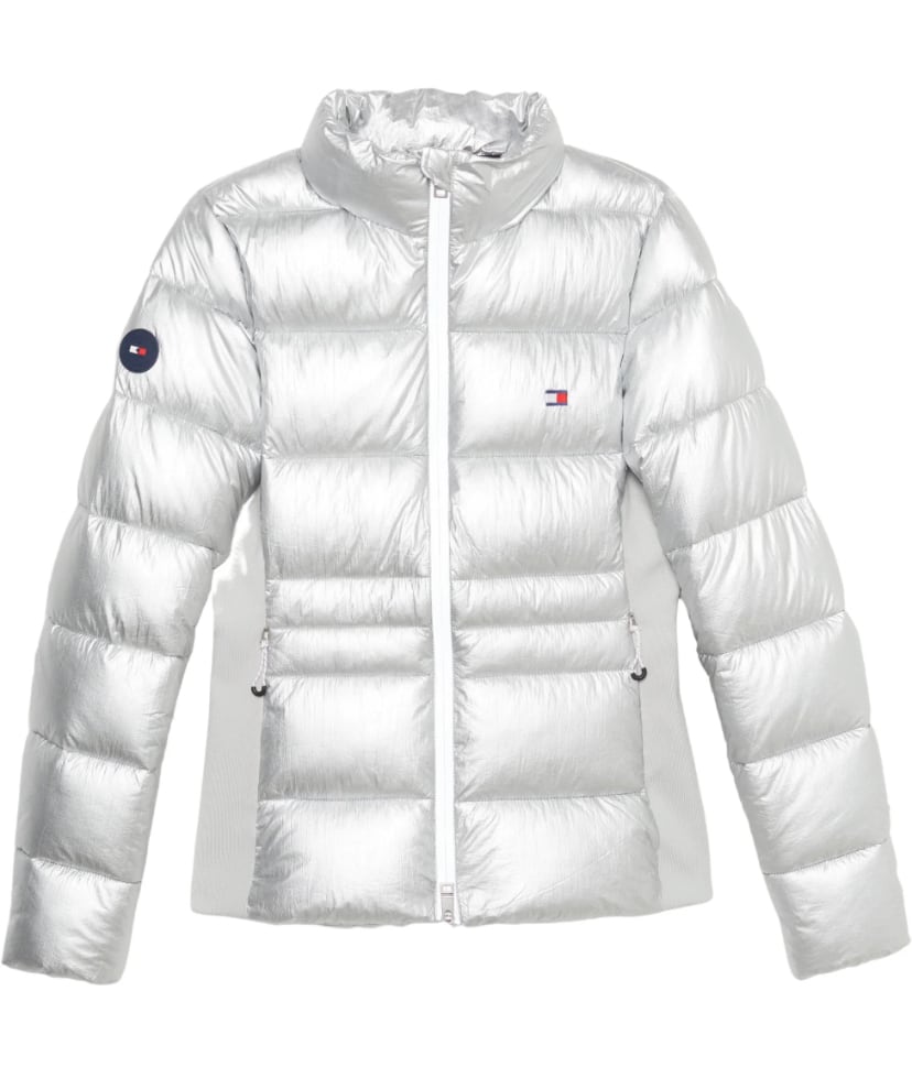 Women's Tommy Hilfiger Equestrian Down Riding Jacket Navy/Silver