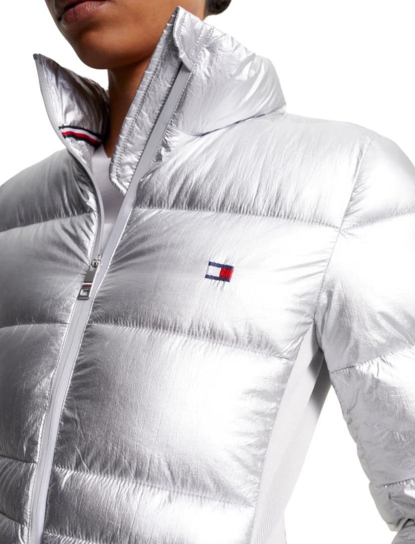 Women's Tommy Hilfiger Equestrian Down Riding Jacket Navy/Silver