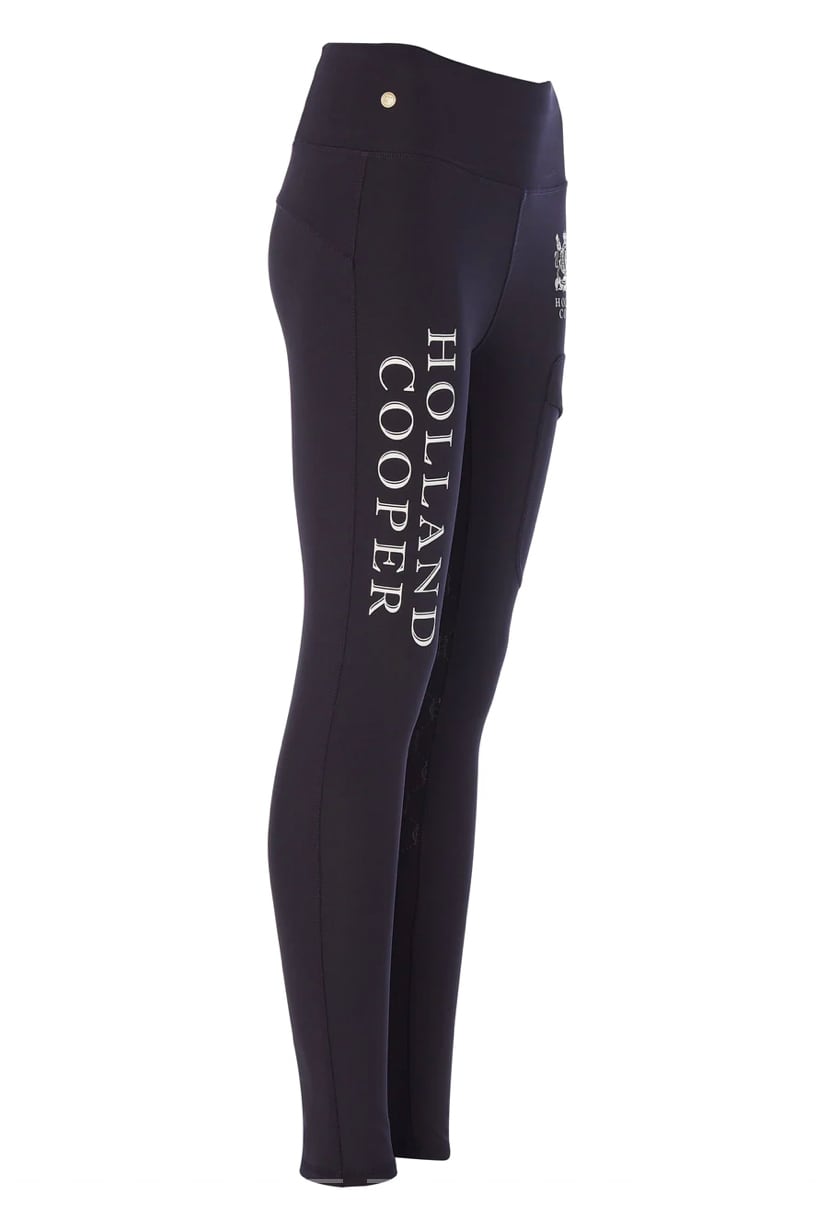 Holland Cooper Women's Summer Riding Leggings Culottes High Waist Knee Grip