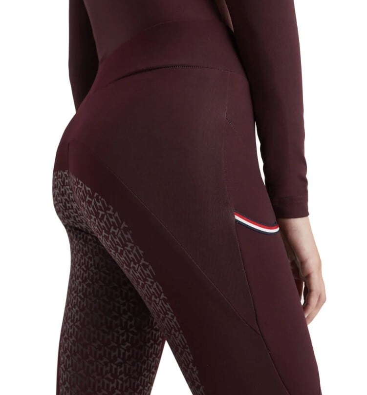 Autumn/Winter Leggings Culottes, Fleece Lining, Full Grip, Women's, Tommy Hilfiger Equestrian