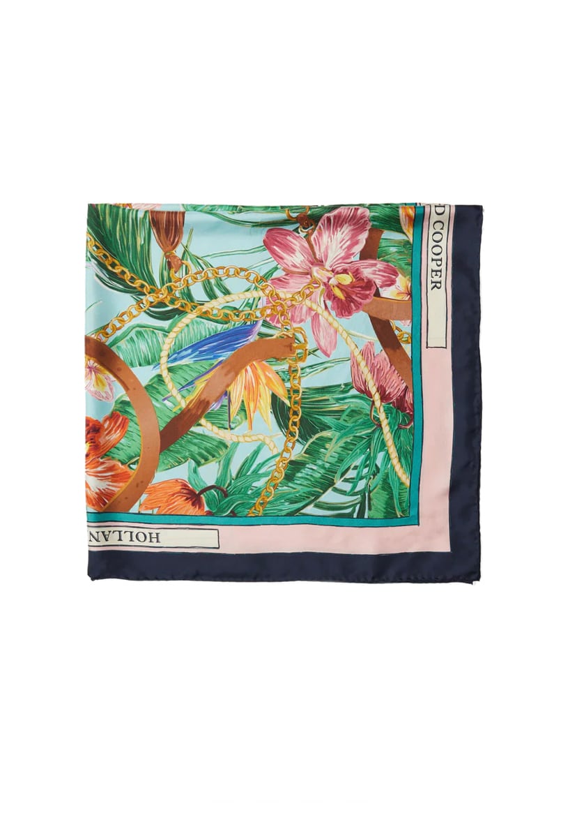 Premium Pure Silk Scarf St. Lucia Women's Holland Cooper